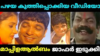 Jaffer idukki Mappil album troll video അണ്ണന് ഇങ്ങനെ ഒരു ഭൂതകാലം ഉണ്ടായിരുന്നു #jafferidukki#trolls