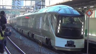 北千住駅にてTRAIN SUITE四季島通過シーン