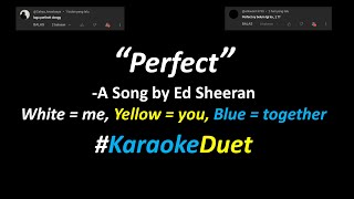Ed Sheeran - Perfect (Karaoke Duet Version) | Sing With Me | Female Key