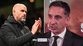 'I don't see any suitable replacement' | Neville says Man United should stick with Erik ten Hag