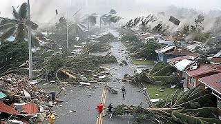 Incredible Cyclone Dikeledi caught on camera..!! Madagascar battered, Mayotte next