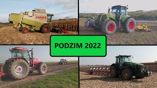 podzimní práce 2022 //sklizeň kukuřice, podrývání, orba a setí //REAL AGRO