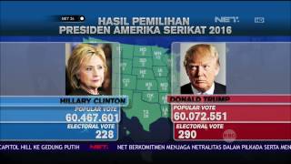 Ini Hasil Pemilihan Presiden Amerika Serikat 2016 - NET24