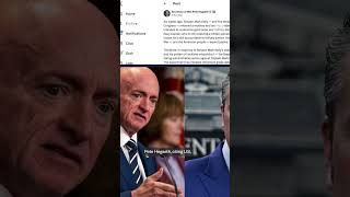 Pentagon seeks to reduce Sen. Mark Kelly's rank