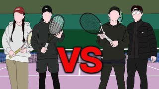 [TTB혼복] 진아\u0026선엽vs수빈\u0026진안 경기 영상🎾