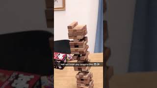 Can’t even play Jenga in Ohio 😭