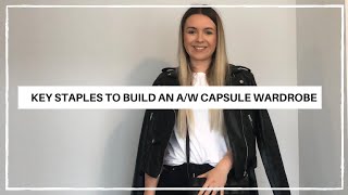 STAPLE ITEMS YOU NEED TO BUILD YOUR AW 2020 CAPSULE WARDROBE | Zoe Alexandra