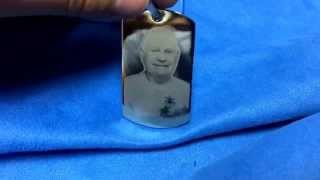 jul***er   NOV Order - Custom Photo Engraving Dogtags Pendant Necklace Dog tags Pendant