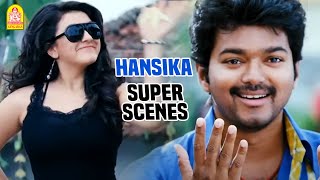 Hansika Super Scenes Vijay | Genelia | Hansika | Santhanam |  #HBDHansika