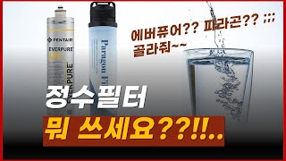 정수필터 뭐 쓰세요? 파라곤 vs 에버퓨어 .... 정수필터 교체주기는??