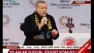 Erdoğan  Milliyetçiliği ayaklarının altına almış bir iktidarız