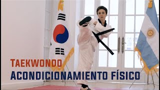 Clase de Taekwondo - Acondicionamiento físico