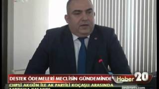 Destek ödemeleri meclisin gündeminde