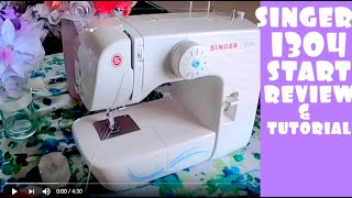 Singer 1304 Start Essential Sewing Machine Review and tutorial for first time beginners! #sew