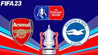 FIFA 23 | Arsenal vs Brighton - The Emirates FA Cup Final - PS5 Gameplay