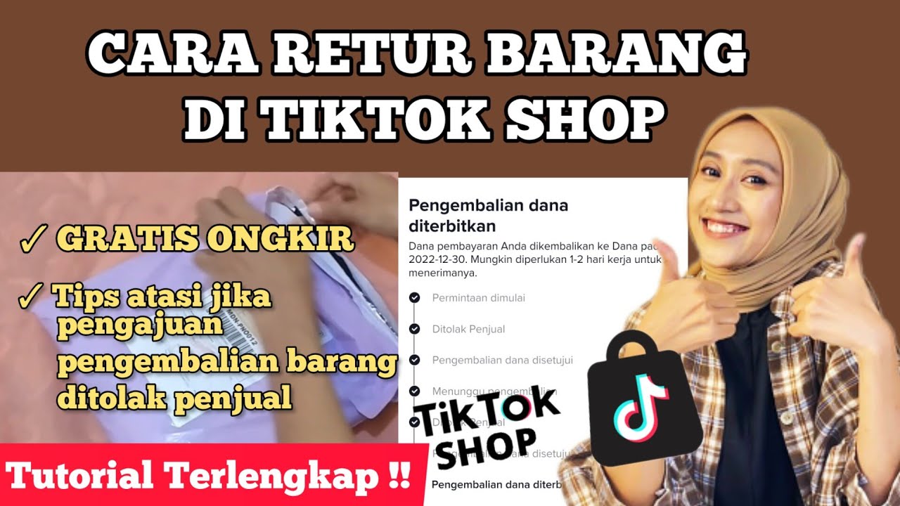 CARA RETUR PAKET TIKTOK SHOP | Cara PENGEMBALIAN BARANG Dan DANA Di ...