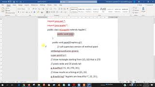 simple applet program using jcreator.mp4