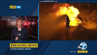 KABC ABC 7 Eyewitness News at 11pm breaking news open April 3, 2017