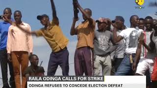 Raila Odinga calls for strike and a day of mourning