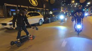 Chicago 5th Annual Halloween ride - Eskate - PEV - EUC