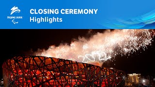 Beijing 2022 Closing Ceremony Highlights | Paralympic Games