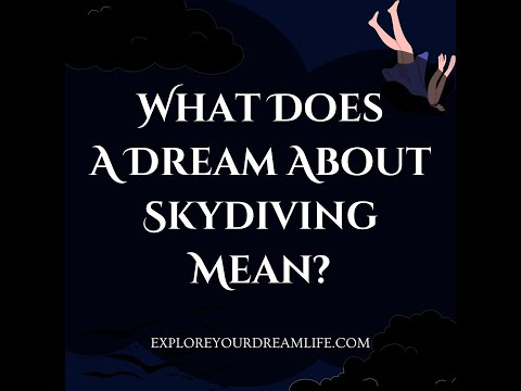 What does it mean to dream about parachuting?