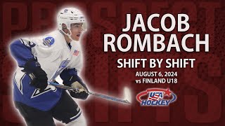 Jacob Rombach vs Finland U18 | Aug 6 2024 | Hlinka Gretzky Cup