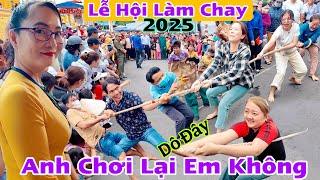 Lễ hội làm Chay Tầm Du Long An 2025 pha kéo co đi vào lòng đất cười đau bụng luôn