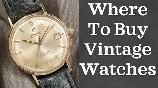 Where to Buy Vintage Watches (2018) | 10 Online Vintage Watch Shops