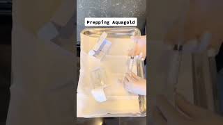 Process with Aquagold #shorts #waveplasticsurgery