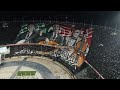 tifo et craquage derby algérois virage sud vs virage nord