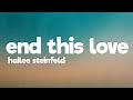 Hailee Steinfeld - End This L.O.V.E. (Lyrics)