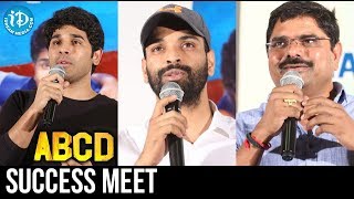 ABCD Movie Success Meet || Allu Sirish || Rukshar Dhillon || iDream Filmnagar