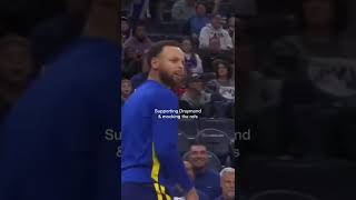 Steph Curry gets tech on purpose to back Draymond 🤝 | #shorts
