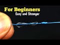 Three Best Fishing Knots for Tying Braid to Leader line or Fluorocarbon || Very Easy and Powerful