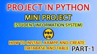 python project| project python|student system|xampp|mysql|connect python with sql|database