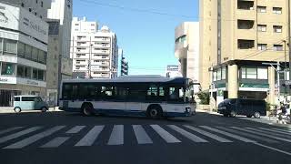 八幡3丁目交差点～千葉街道～市川駅北口～市川橋～東小岩3丁目歩道橋～東小岩5～小岩サンロード～小岩駅南口～小岩昭和通り　2023年10月07日(金)09時20分