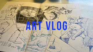 Challenges of content creation | Art Vlog