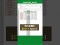 【excel】今回は、行と列の挿入・削除のショートカットをご紹介しました。！ エクセル shorts youtubeshorts excel エクセル時短ワザ エクセル便利術 行列挿入 行列削除