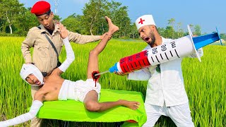 Must Watch Funniest Comedy Video 2023 New Doctor Funny Injection Wala Comedy Video Ep 105