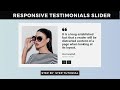 How to Create Responsive Testimonials Slider in WordPress using Block Slider