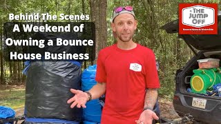 Bounce House Business Behind The Scenes | Drop Off and Pickups From a Busy Weekend