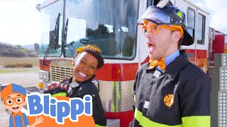 Fire Truck Song! 🔥 | Blippi Songs 🎶| Educational Songs For Kids