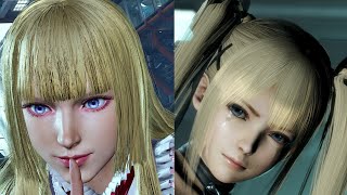 Tekken 8 CNT Lili Vs Dead or Alive 6 Marie Rose/Others Moves Comparison