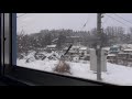 しなの鉄道北しなの線115系　車窓　車内走行音　刻々と変わる雪景色