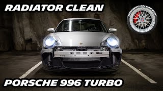 How to remove front bumper and clean radiators on Porsche 911/996 turbo