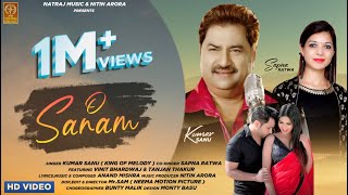 Kumar Sanu | O SANAM | Official Video | Sapna Ratwa | New Bollywood Romantic Song 2021  Natraj Music