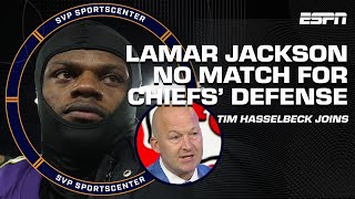 'Lamar Jackson COULDN'T MATCH UP to Chiefs' defense' 👀 - Tim Hasselbeck on AFC title | SC with SVP