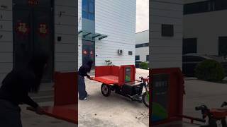 Electric 3-wheeler Trolley! Self unloading trucks! Automatic Trolley #industrialtrolley #trending #🛒