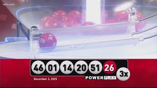Powerball: December 3, 2025